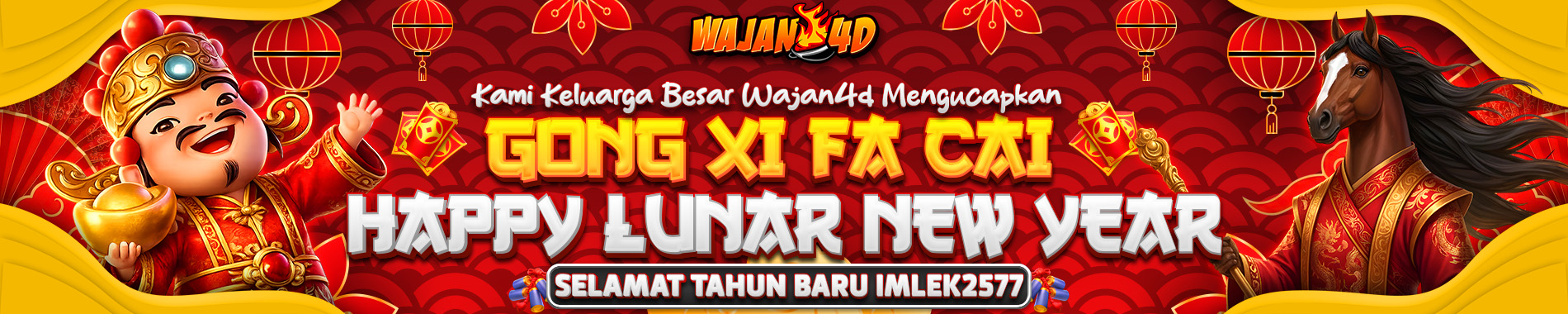 Wajan4d - Selamat tahun baru imlek 2577
